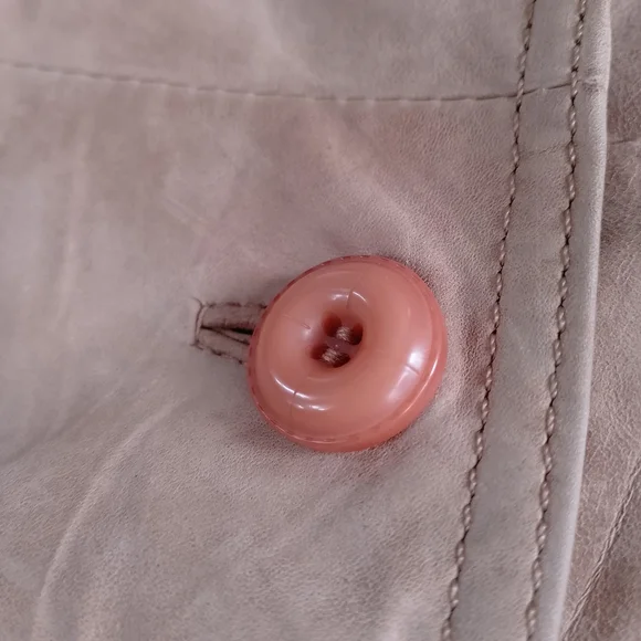 Vintage Leather Blazer Jacket - Picture 5 of 12